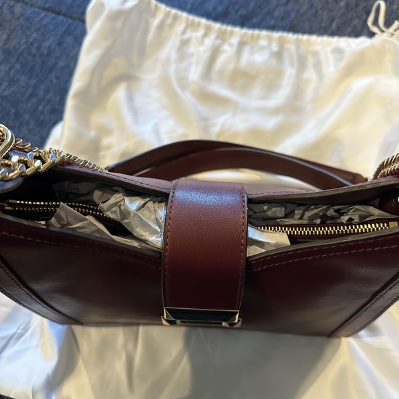 Michael Kors Brown and Gold Shoulder Bag with Chain Strap - Picture 3 of 7
